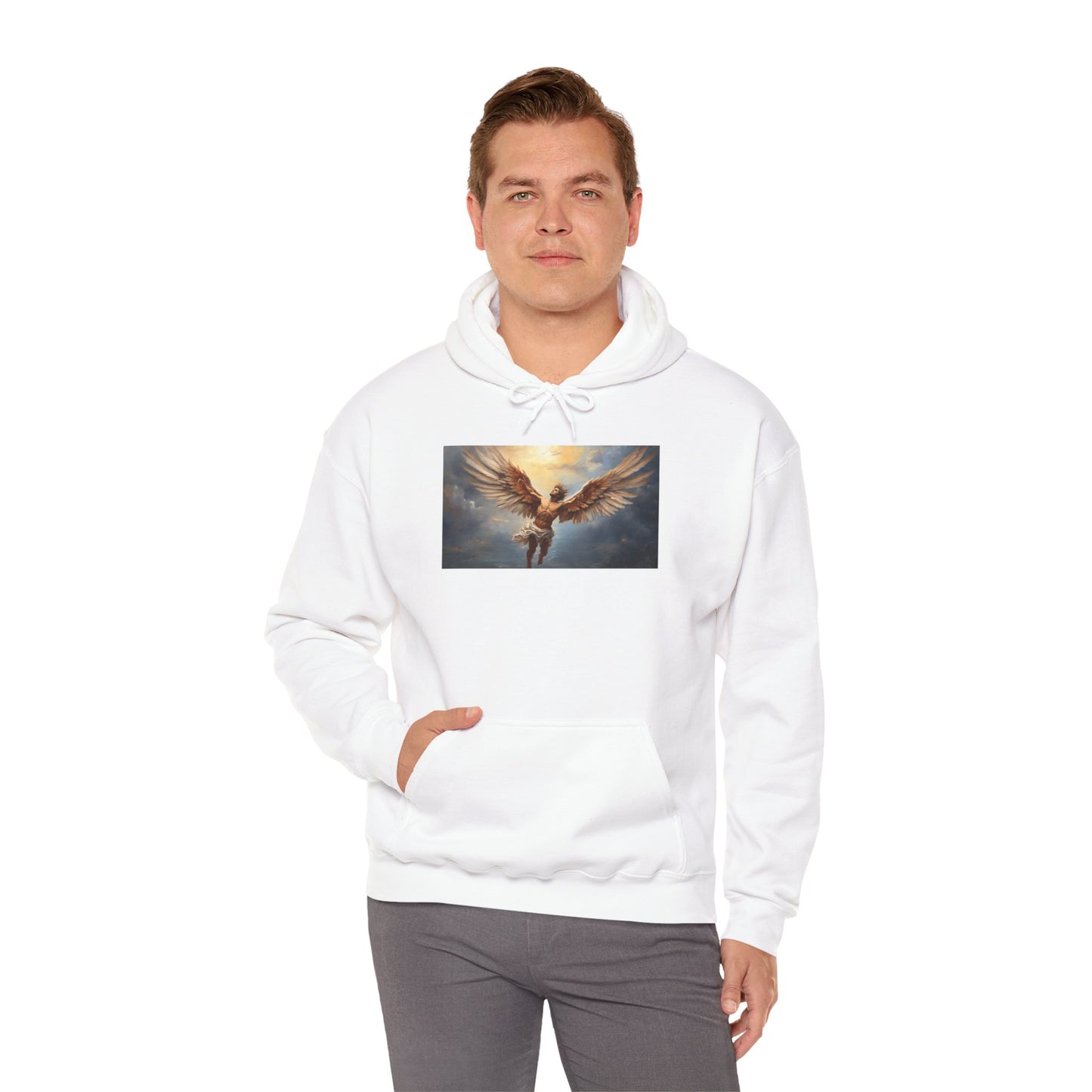 Icarus’ Ascent | Fire of the Sun Men's Hoodie